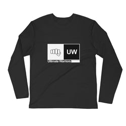 Ultimate Warrior Box Logo Long Sleeve Fitted Crew