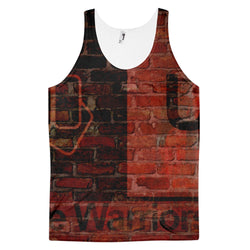 Brick is better then straw Classic fit tank top (unisex)
